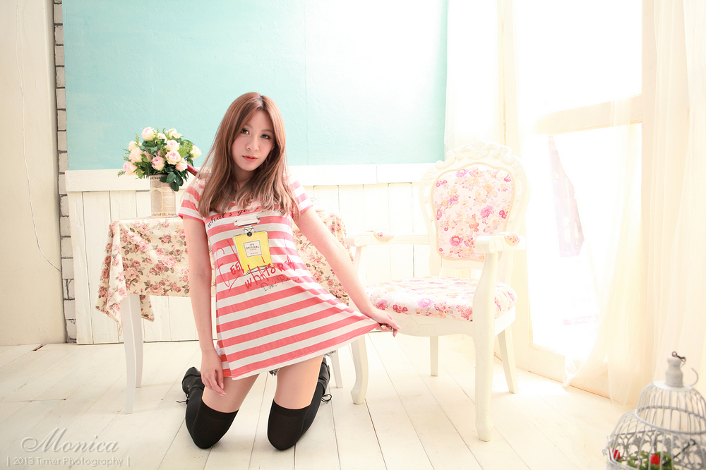 台湾清纯美女-小橘外拍写真 1